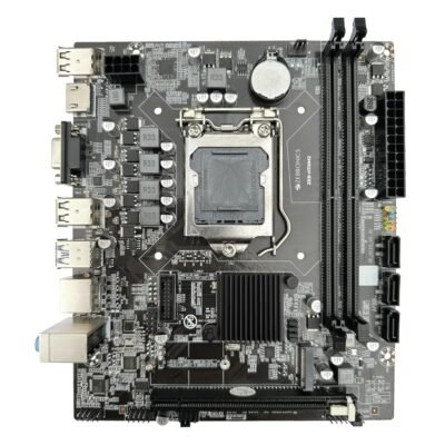 ZEBRONICS H110M2 Micro-ATX Motherboard for LGA 1151 Socket, Supports Intel 6th, 7th, 8th & 9th Generation Processors, NVMe M.2 Slot, 5.1 Audio, DDR4 2666 MHz, Ports (RJ45 | SATA | USB 3.0 | HDMI)